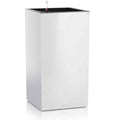 CANTO Premium High White High Gloss, Self-Watering Tall Planter