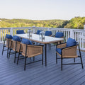 Lloyd Flanders Galloway Dining Set for 8